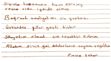 Üstünden yıllar geçti hiçbir şikayetim olmadı.